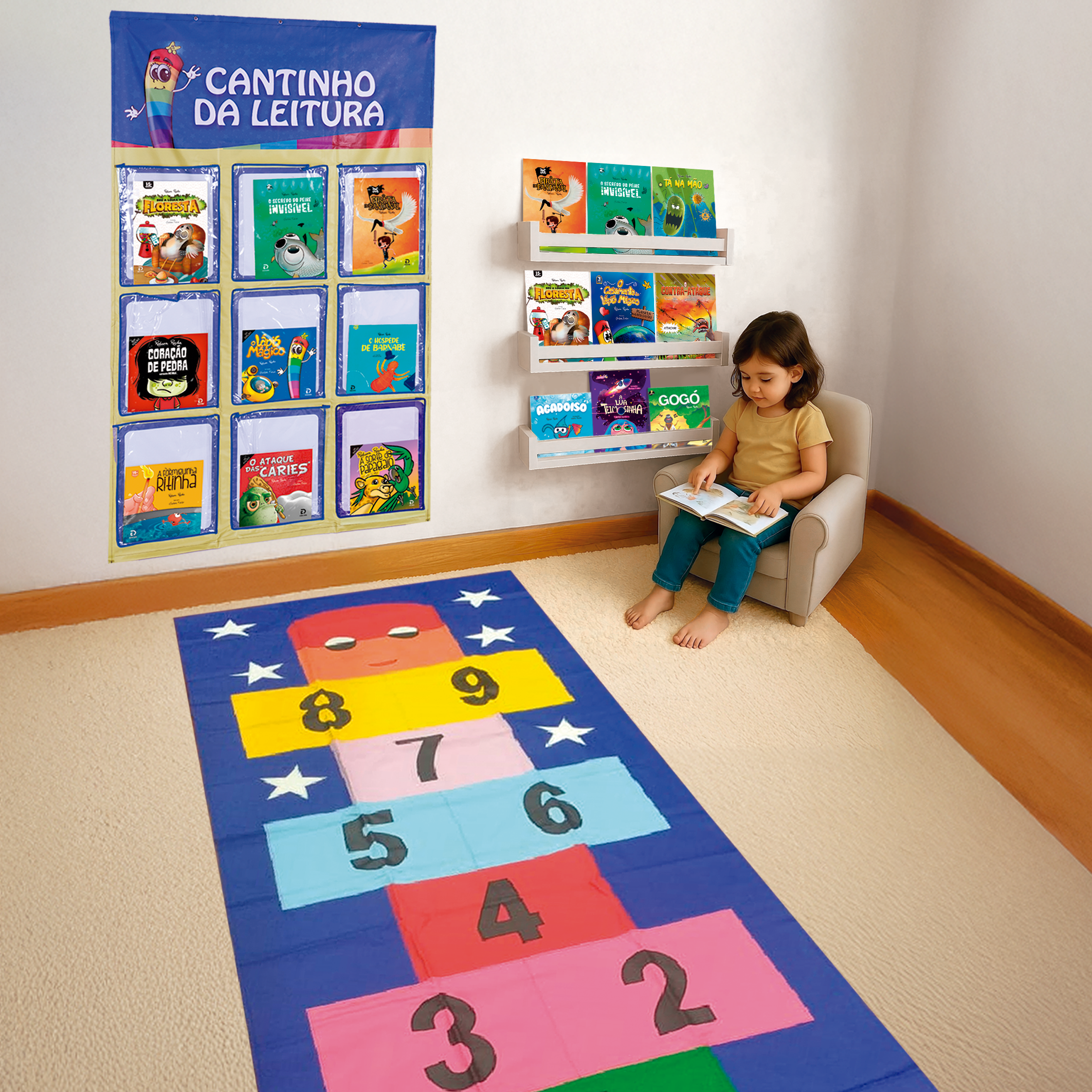 Imagem do produto KIT CANTINHO DA LEITURA LÁPIS MÁGICO IV